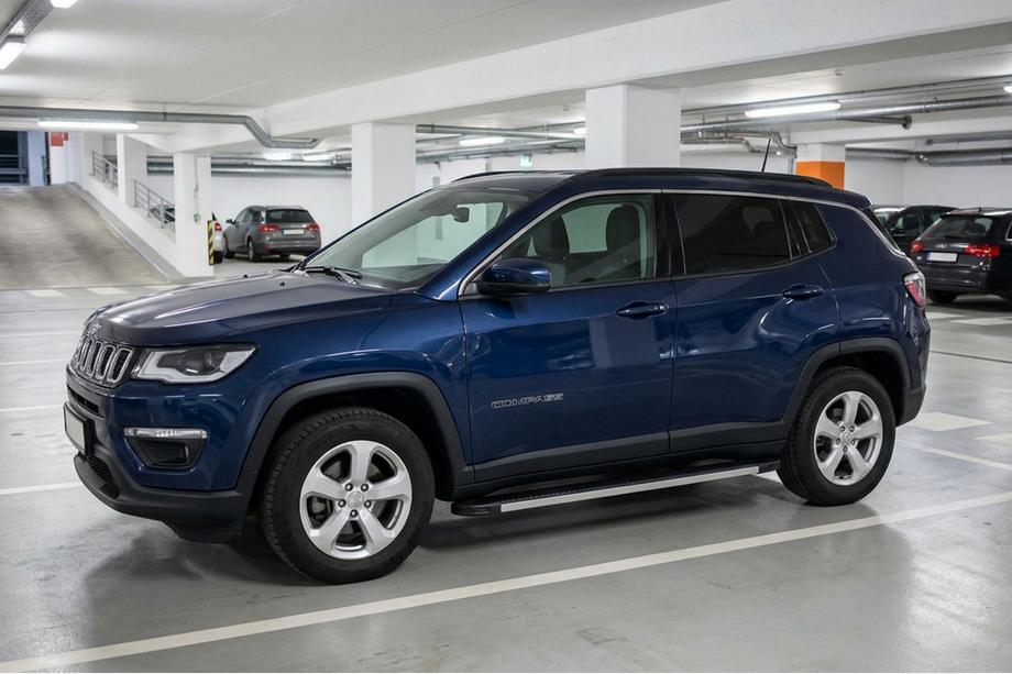 Jeep Compass 2016- Pedane Laterali Maya V1 (2 pz, Alluminio) Image