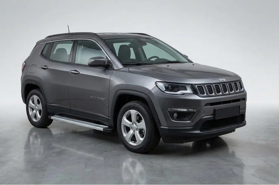 Jeep Compass 2016- Pedane Laterali Maya V2 (2 pz, Alluminio) Image