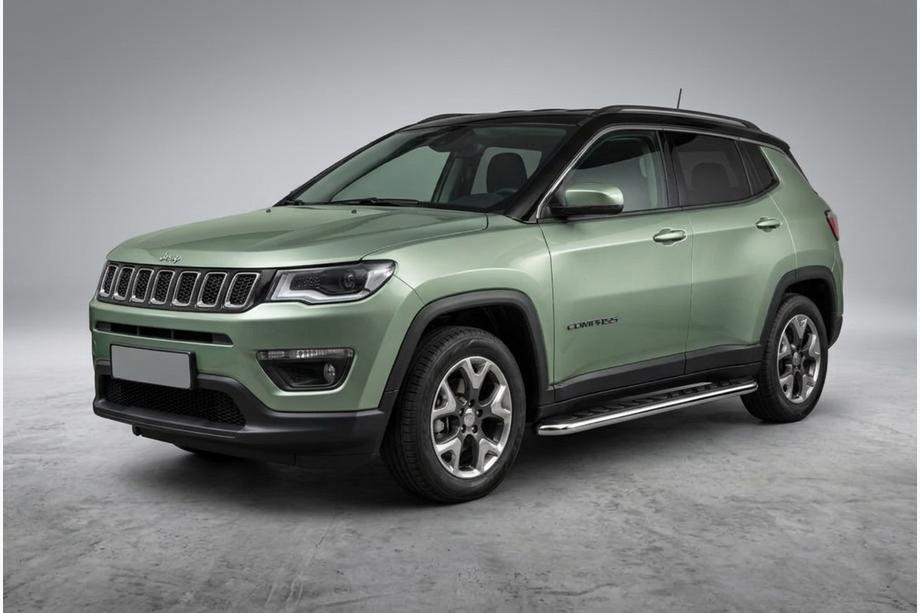 Jeep Compass 2016- Pedane Laterali Maydos V1 (2 pz, Alluminio) Image