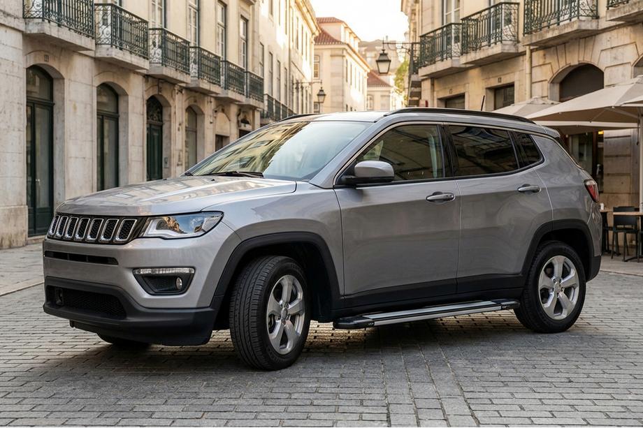 Jeep Compass 2016- Pedane Laterali Rainbow (2 pz, Alluminio) Image
