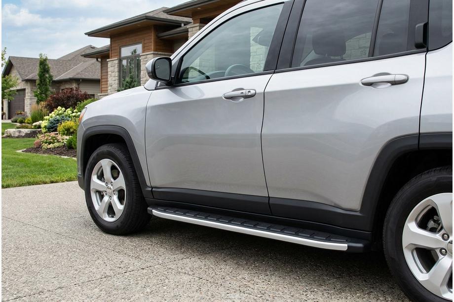 Jeep Compass 2016- Pedane Laterali Fullmond (2 pz, Alluminio) Image