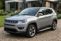 Jeep Compass 2016- Pedane Laterali Line (2 pz, Alluminio) foto 1