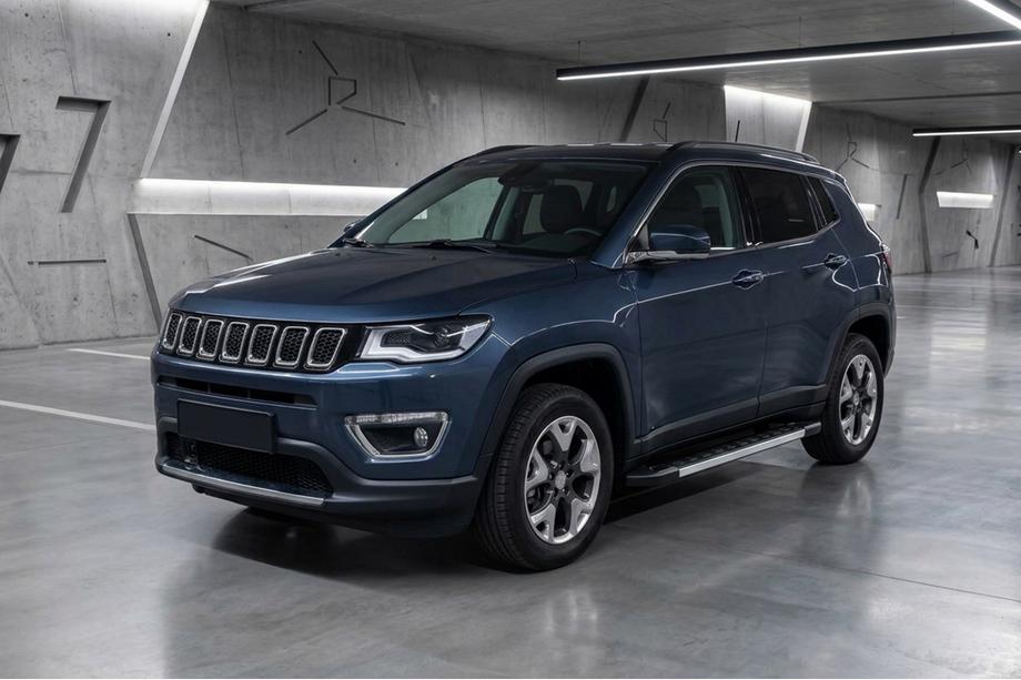 Jeep Compass 2016- Pedane Laterali RedLine (2 pz, Alluminio) Image