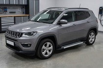Jeep Compass 2016- Pedane Laterali Vision New Grey (2 pz, Alluminio) foto 1