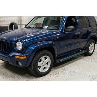 Pedane Laterali Maya Blue (2 pz, Alluminio) Jeep Cherokee/Liberty 2002-2007 foto 1