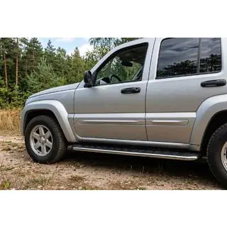 Pedane Laterali Maydos V1 (2 pz, Alluminio) Jeep Cherokee/Liberty 2002-2007 foto 1