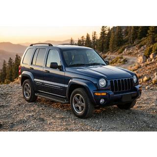 Pedane Laterali Allmond Black (2 pz, Alluminio) Jeep Cherokee/Liberty 2002-2007 foto 1