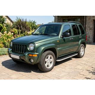 Pedane Laterali Tayga Grey (2 pz, Alluminio) Jeep Cherokee/Liberty 2002-2007 foto 1