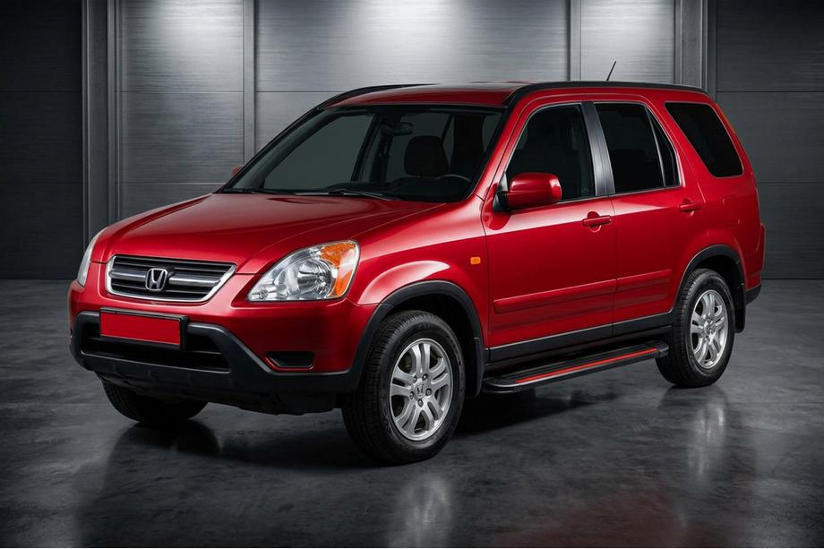 Honda CRV 2001-2006 Pedane Laterali Maya Red (2 pz, Alluminio) Image