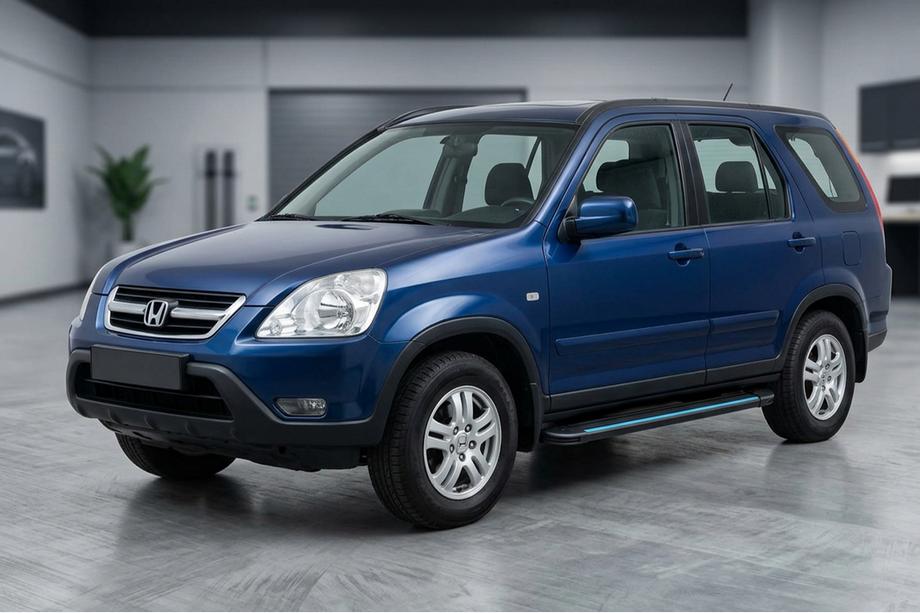 Honda CRV 2001-2006 Pedane Laterali Maya Blue (2 pz, Alluminio) Image