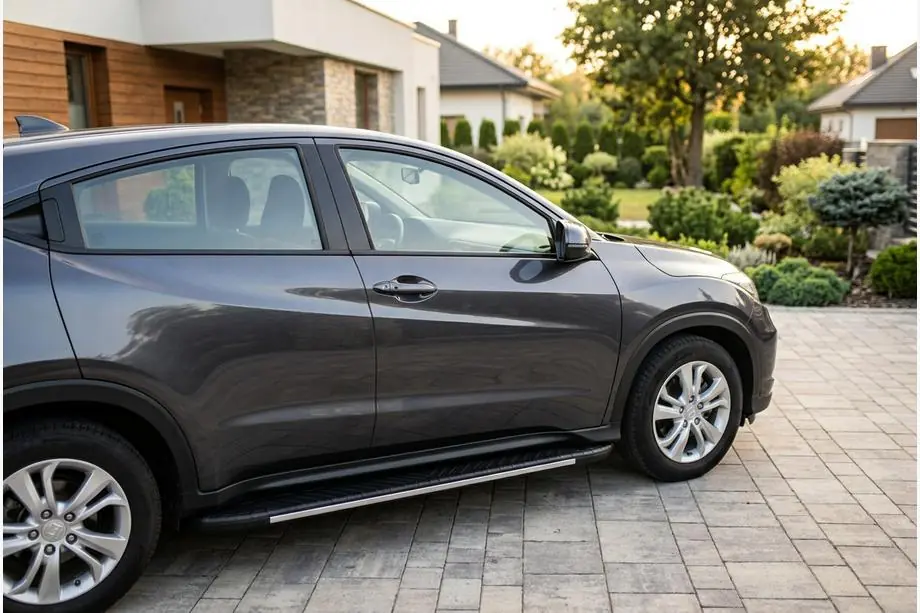 Honda HR-V 2014-2021 Pedane Laterali Bosphore Grey (2 pz, Alluminio) Foto 1