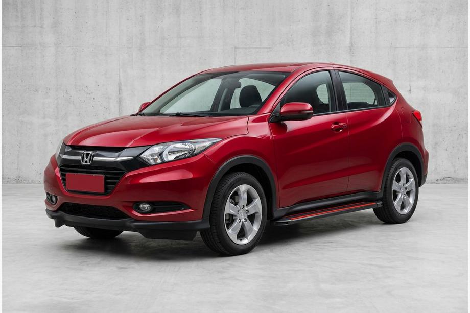Honda HR-V 2014-2021 Pedane Laterali Maya Red (2 pz, Alluminio) Image
