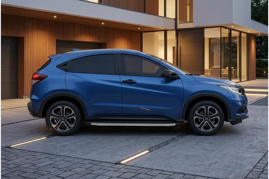 Honda HR-V 2014-2021 Pedane Laterali BlackLine (2 pz, Alluminio) Image