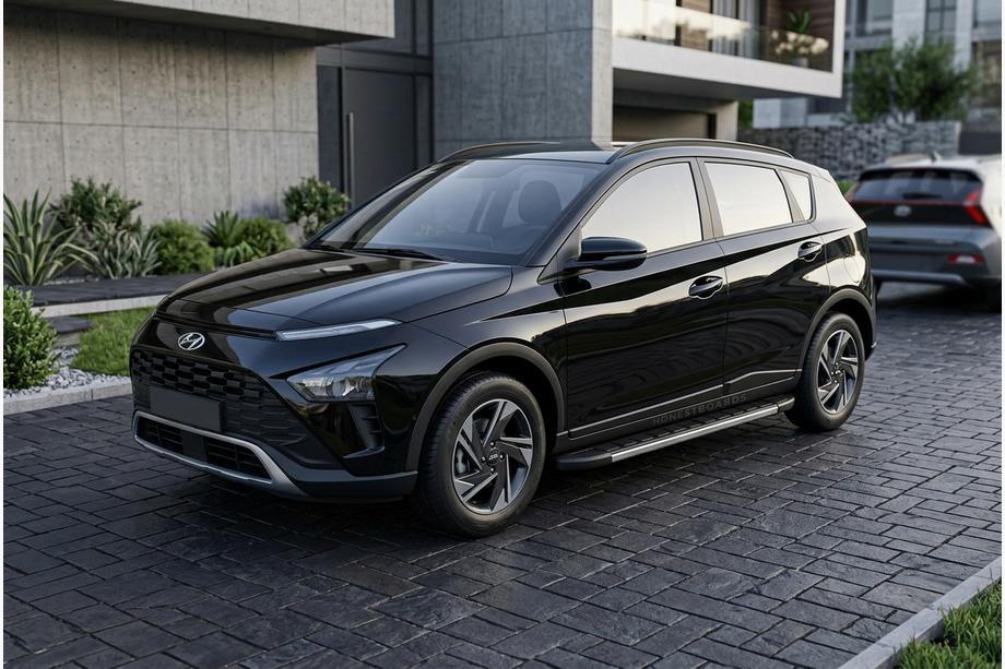 Hyundai Bayon 2021- Pedane Laterali Bosphore Duru (2 pz, Alluminio) Image