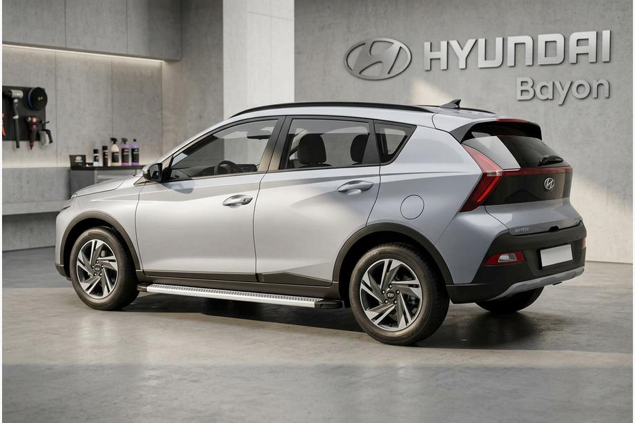 Hyundai Bayon 2021- Pedane Laterali Maya V2 (2 pz, Alluminio) Image