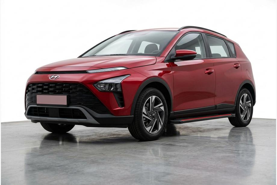 Hyundai Bayon 2021- Pedane Laterali Maya Red (2 pz, Alluminio) Image