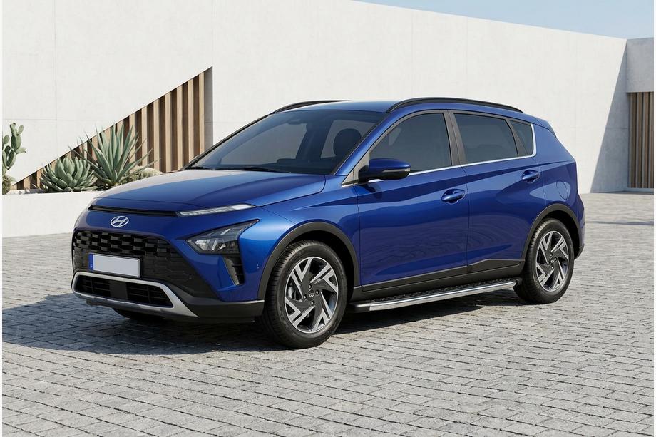 Hyundai Bayon 2021- Pedane Laterali BlackLine (2 pz, Alluminio) Image