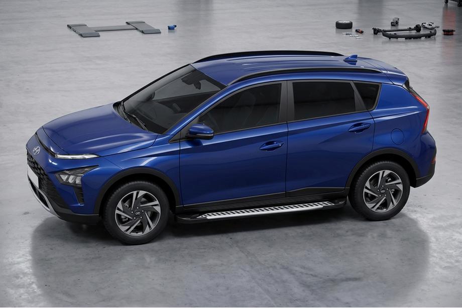 Hyundai Bayon 2021- Pedane Laterali Line (2 pz, Alluminio) Image