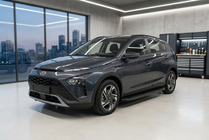 Hyundai Bayon 2021- Pedane Laterali Tayga Black (2 pz, Alluminio) foto 1
