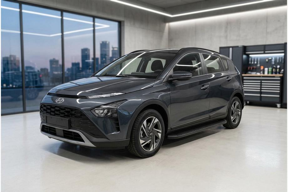 Hyundai Bayon 2021- Pedane Laterali Tayga Black (2 pz, Alluminio) Image