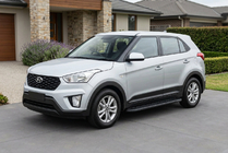 Hyundai Creta 2014-2020 Pedane Laterali Bosphore Black (2 pz, Alluminio) foto 1