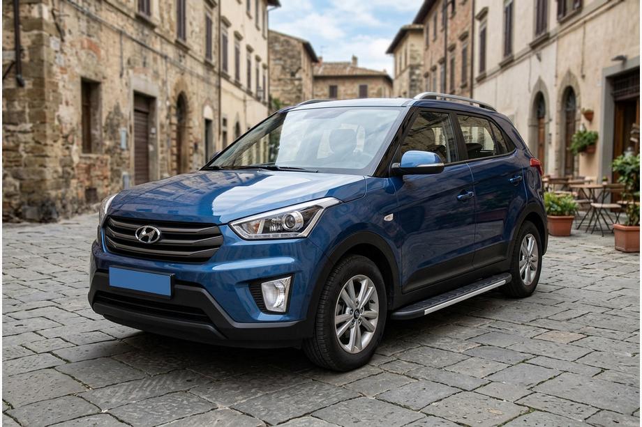 Hyundai Creta 2014-2020 Pedane Laterali Duru (2 pz, Alluminio) Image