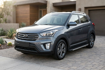 Hyundai Creta 2014-2020 Pedane Laterali Maya V1 (2 pz, Alluminio) foto 1
