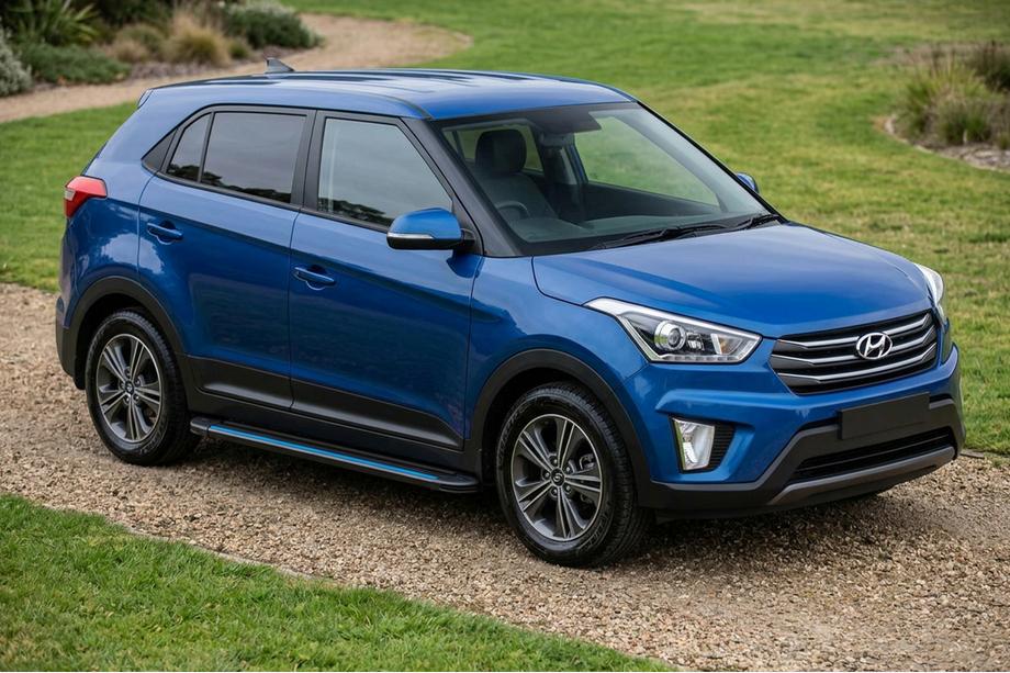 Hyundai Creta 2014-2020 Pedane Laterali Maya Blue (2 pz, Alluminio) Foto 1