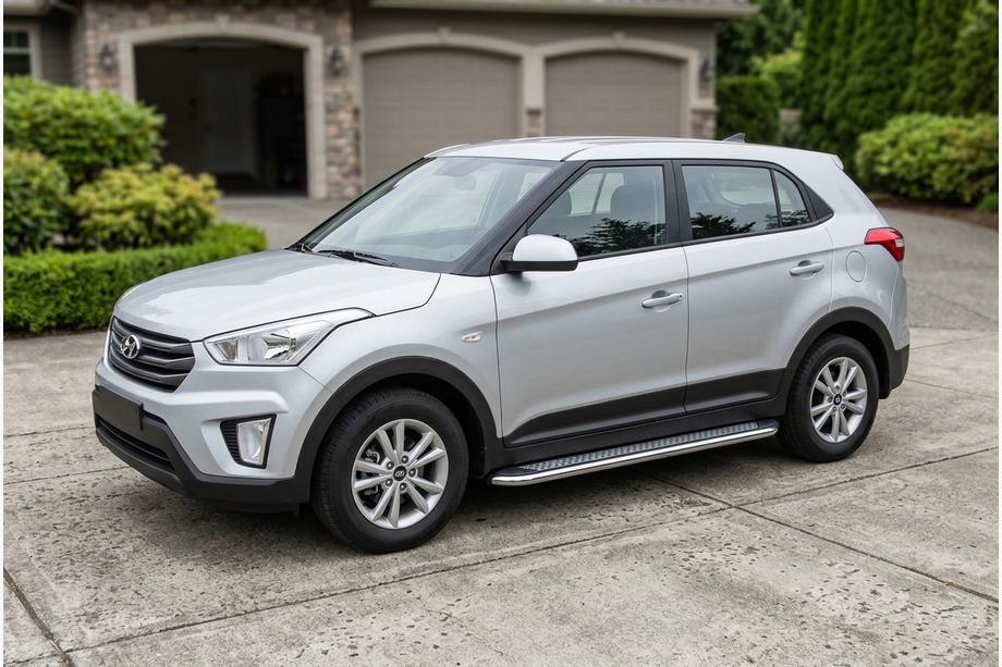 Hyundai Creta 2014-2020 Pedane Laterali Maydos V2 (2 pz, Alluminio) Image