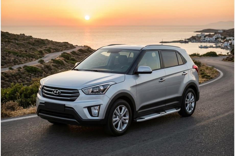 Hyundai Creta 2014-2020 Pedane Laterali Mevsim Grey (2 pz, Alluminio) Foto 1