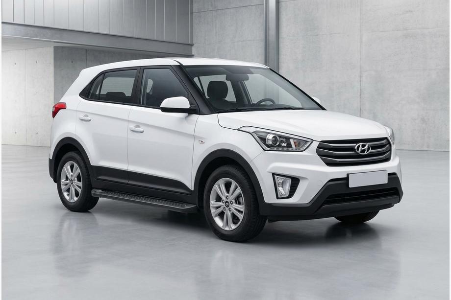 Hyundai Creta 2014-2020 Pedane Laterali Allmond Black (2 pz, Alluminio) Image