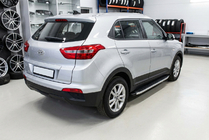 Hyundai Creta 2014-2020 Pedane Laterali Fullmond (2 pz, Alluminio) foto 2