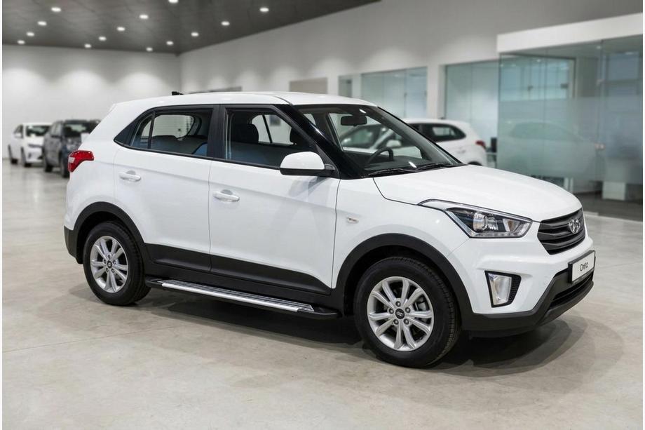 Hyundai Creta 2014-2020 Pedane Laterali Line (2 pz, Alluminio) Image