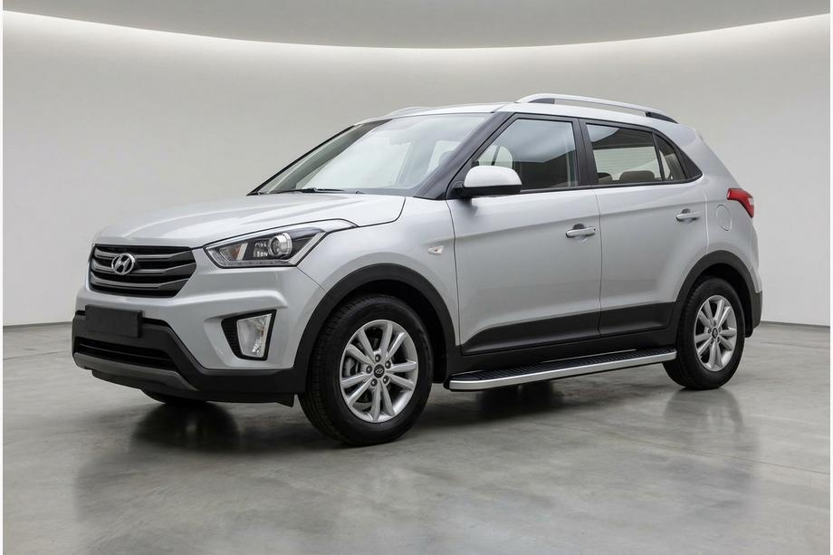 Hyundai Creta 2014-2020 Pedane Laterali Tayga Grey (2 pz, Alluminio) Foto 1