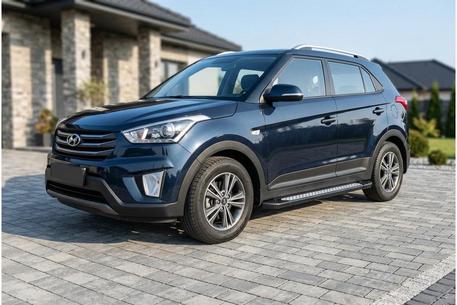 Hyundai Creta 2014-2020 Pedane Laterali Vision New Black (2 pz, Alluminio) Foto 1
