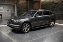 Infiniti FX 2003-2008 Pedane Laterali Bosphore Black (2 pz, Alluminio) foto 1