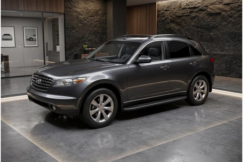 Infiniti FX 2003-2008 Pedane Laterali Bosphore Black (2 pz, Alluminio) Image