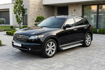 Infiniti FX 2003-2008 Pedane Laterali Maya V2 (2 pz, Alluminio) foto 1