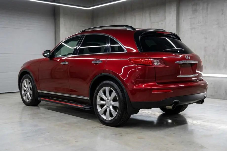 Infiniti FX 2003-2008 Pedane Laterali Maya Red (2 pz, Alluminio) Foto 1