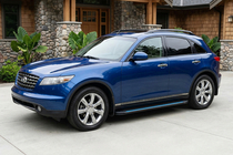 Infiniti FX 2003-2008 Pedane Laterali Maya Blue (2 pz, Alluminio) foto 1