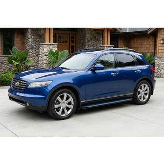 Pedane Laterali Maya Blue (2 pz, Alluminio) Infiniti FX 2003-2008 foto 1