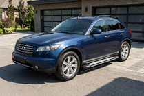 Infiniti FX 2003-2008 Pedane Laterali Rainbow (2 pz, Alluminio) foto 1