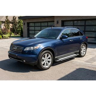 Pedane Laterali Rainbow (2 pz, Alluminio) Infiniti FX 2003-2008 foto 1