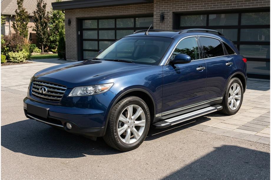 Infiniti FX 2003-2008 Pedane Laterali Rainbow (2 pz, Alluminio) Image