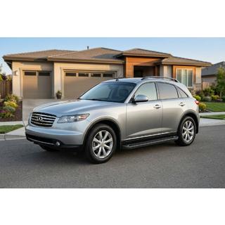 Pedane Laterali Allmond Black (2 pz, Alluminio) Infiniti FX 2003-2008 foto 1