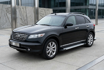 Infiniti FX 2003-2008 Pedane laterali Allmond Grey (2 pz, alluminio) foto 1