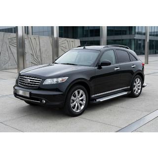 Pedane laterali Allmond Grey (2 pz, alluminio) Infiniti FX 2003-2008 foto 1