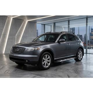 Pedane Laterali Sunrise (2 pz, Alluminio) Infiniti FX 2003-2008 foto 1