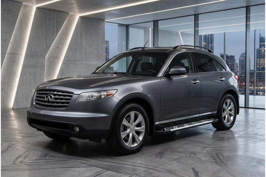 Infiniti FX 2003-2008 Pedane Laterali Sunrise (2 pz, Alluminio) Image