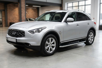 Infiniti FX 2003-2008 Pedane Laterali Tayga Grey (2 pz, Alluminio) foto 1